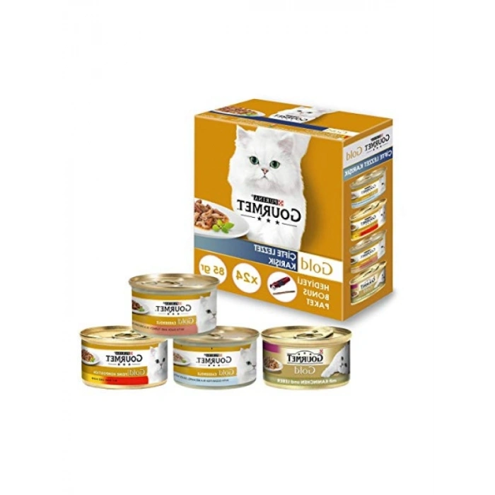 Karışık Lezzet Kedi Yaş Maması - 24 x 85 Gr