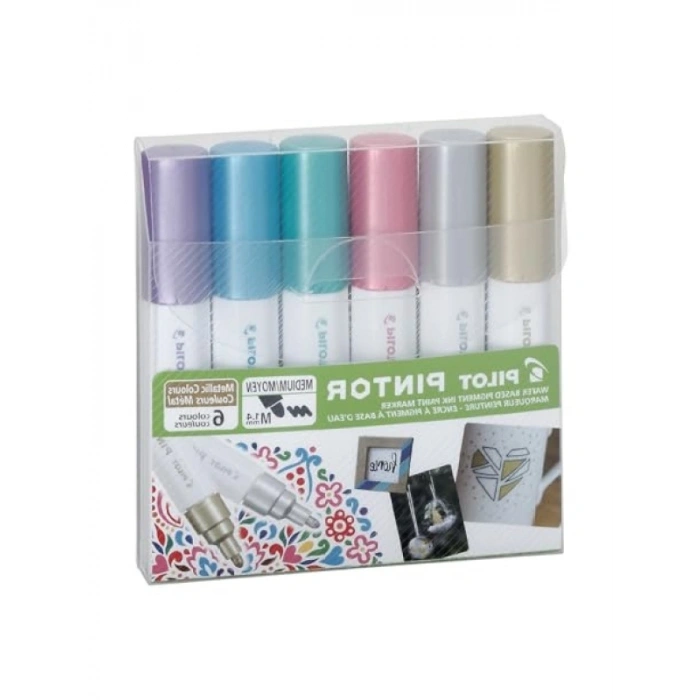 Karışık Metalik Renk Seti - 6 Adet