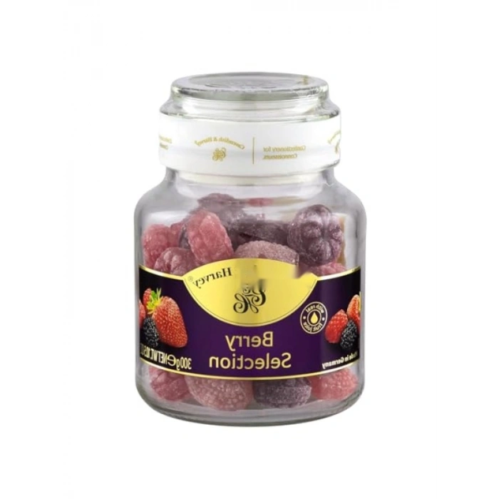 Karışık Orman Meyve Aromalı Şeker Cam Kavanoz - 300 g