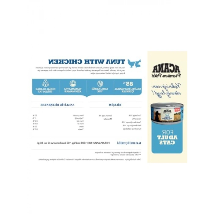 Karışık Pate Kedi Konservesi 5 Adet 85 Gr