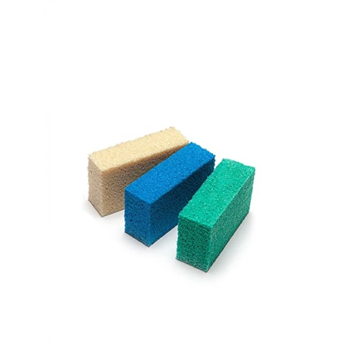 Karışık Renkli 3lü Paket Ayakkabı Boya ve Cila Süngeri