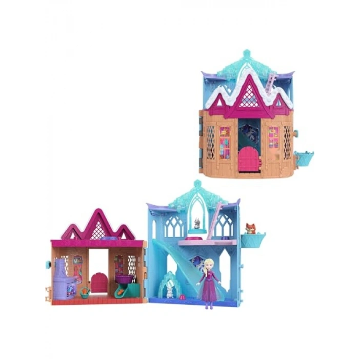 Karlar Ülkesi Temalı Oyun Seti ve Minik Elsa Bebek