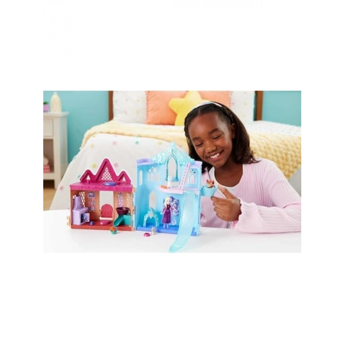 Karlar Ülkesi Temalı Oyun Seti ve Minik Elsa Bebek