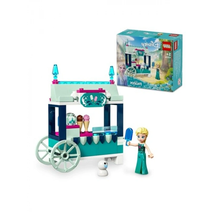 Karlar Ülkesi Temalı Yapım Seti - Dondurma Arabası