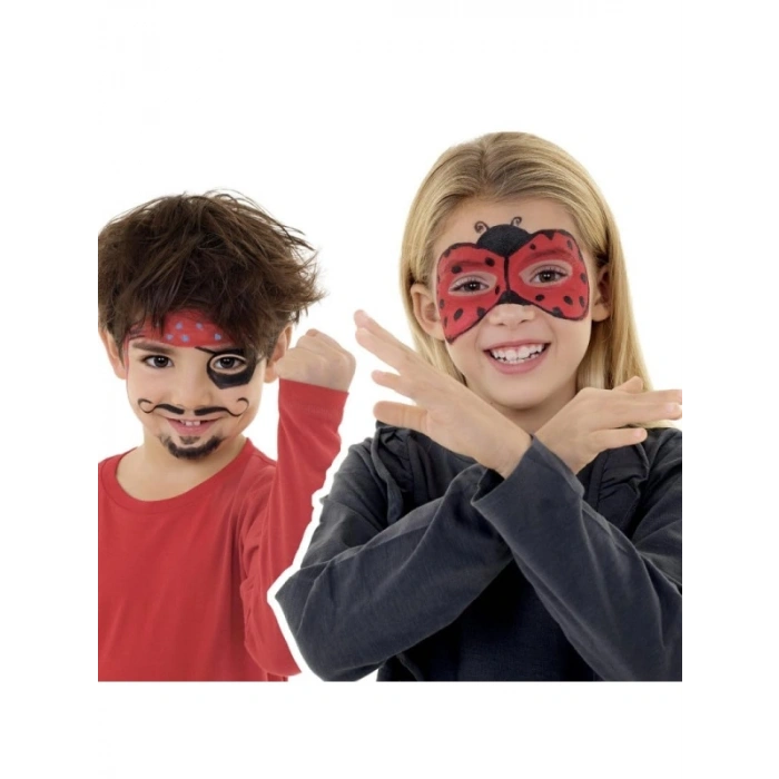 Karnaval Temalı Silinebilir Yüz Boyası Seti (3 Renk)