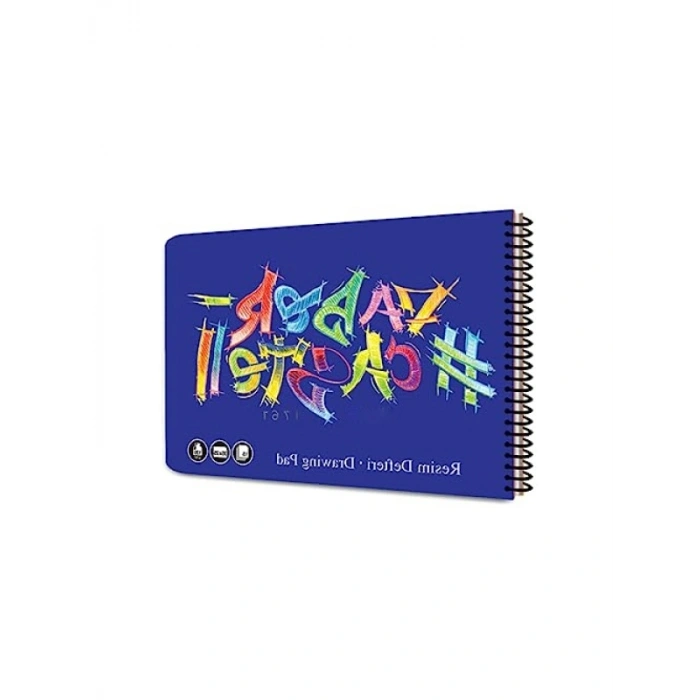 Karton Kapaklı A4 Resim Defteri, 15 Yaprak