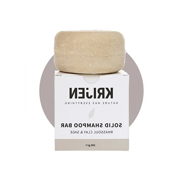 Katı Şampuan, Rhassoul Kili ve Adaçayı İçeren, 100 gr