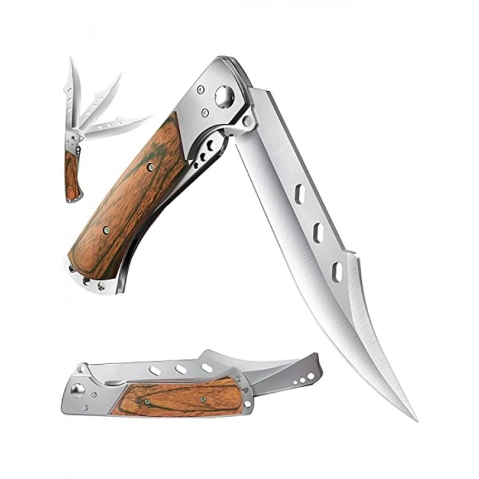 Katlanabilir 20,5 cm Soğuk Çelik Outdoor Kamp Bıçağı