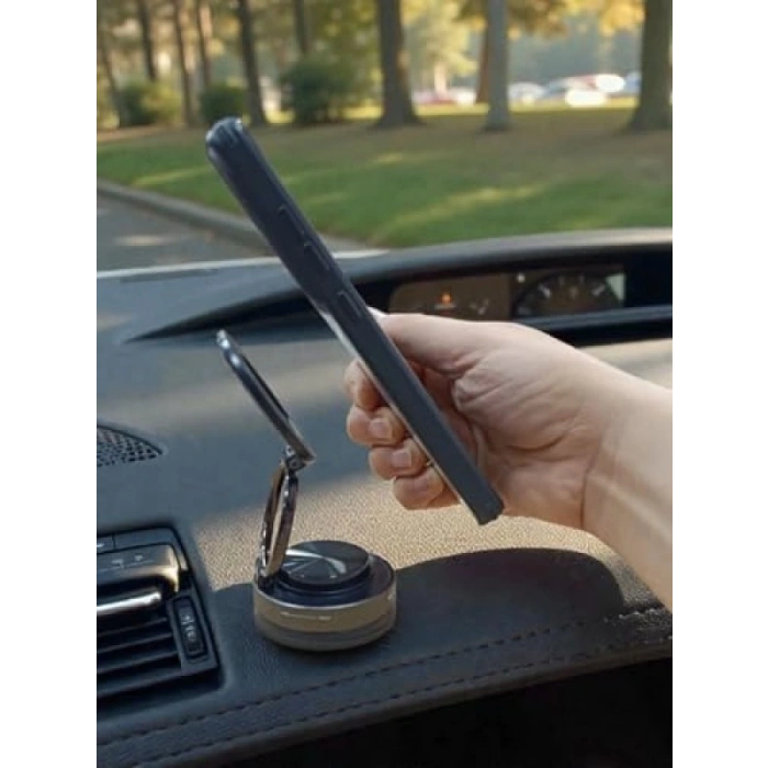 Katlanabilir 360 Derece Dönebilir Metal Telefon Tutucu