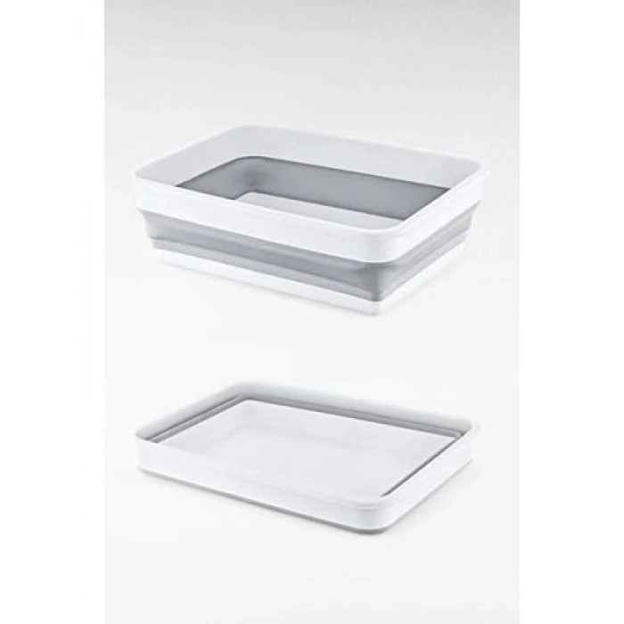 Katlanabilir 4 Litre Dikdörtgen Bulaşık Sepeti - Çok Amaçlı