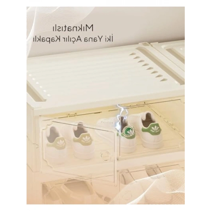 Katlanabilir 6 Raflı Çok Amaçlı Dolap