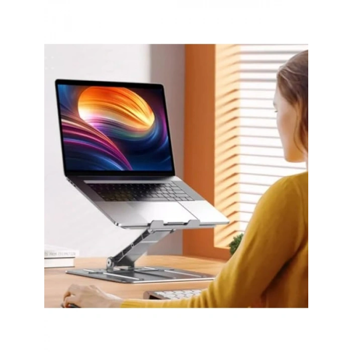 Katlanabilir Alüminyum Laptop Standı - Ergonomik Tasarım