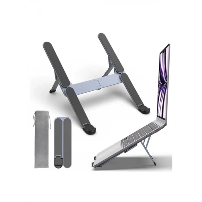 Katlanabilir Alüminyum Laptop Standı, Ergonomik ve Taşınabilir