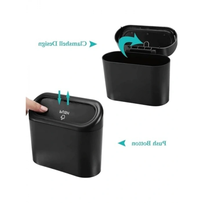 Katlanabilir Araç İçi Çöp Kovası - Universal Uyumlu