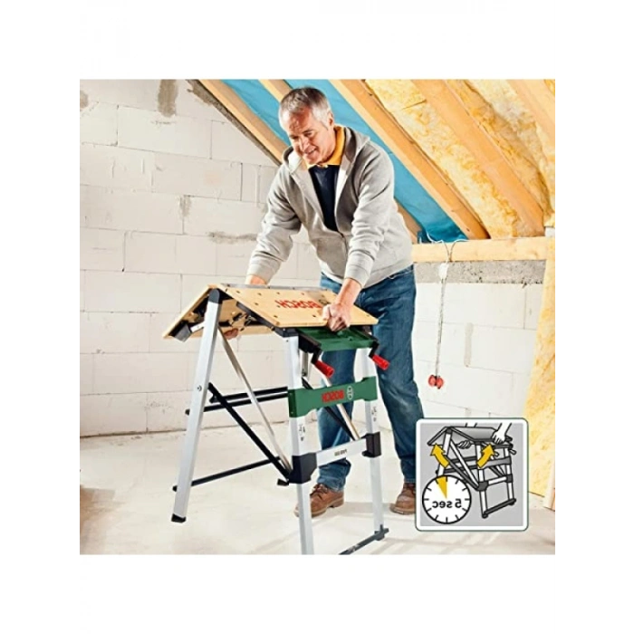 Katlanabilir Çalışma Tezgahı PWB 600, Yeşil