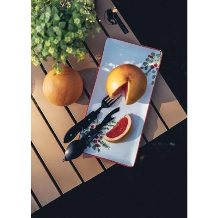 Katlanabilir Çatal Bıçak Kaşık Seti - Ayrılabilir, 18 cm