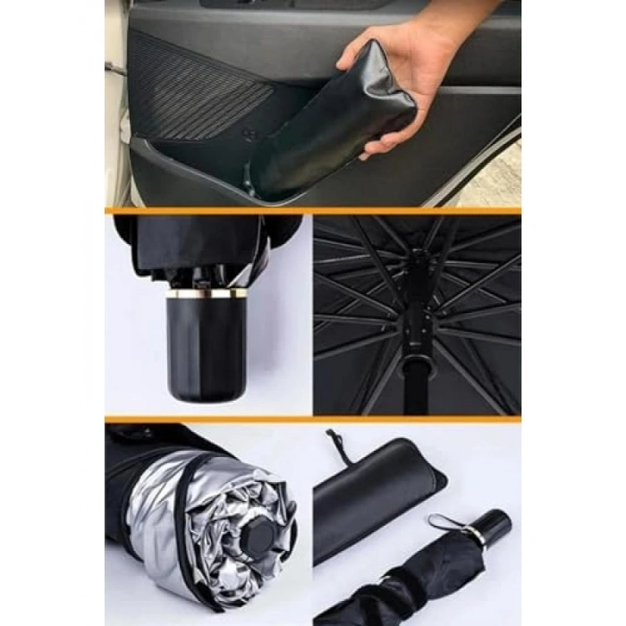 Katlanabilir Güneşlik - Araç Ön Camı için 80 cm x 135 cm