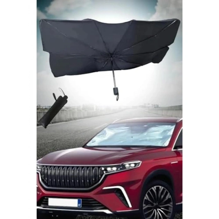 Katlanabilir Güneşlik - Araç Ön Camı için 80 cm x 135 cm