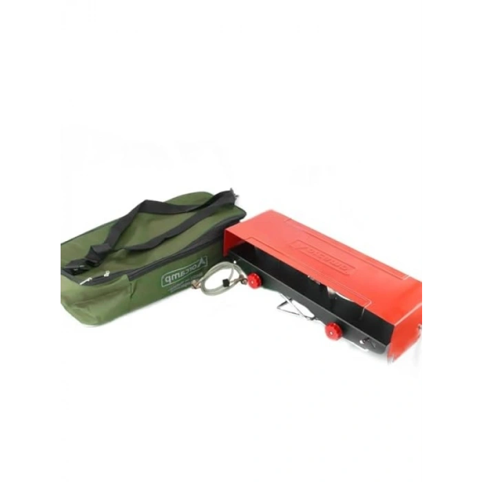 Katlanabilir İkili Kamp Ocak - Çantalı ve Adaptör Setli