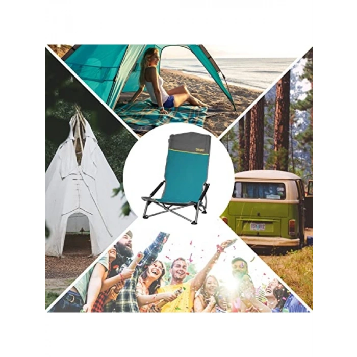Katlanabilir Kamp Sandalyesi - 120 kg Taşıma Kapasitesi
