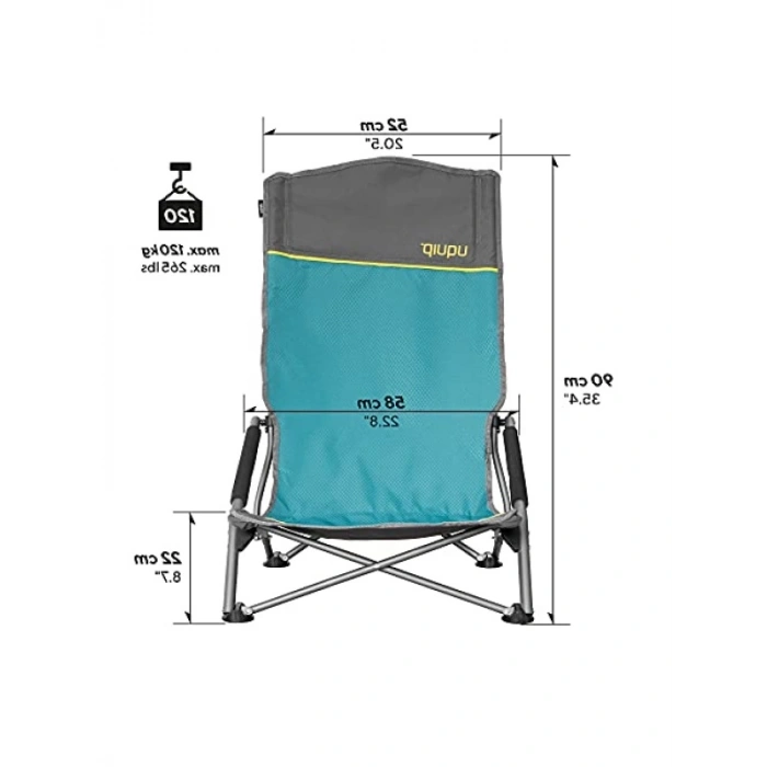Katlanabilir Kamp Sandalyesi - 120 kg Taşıma Kapasitesi