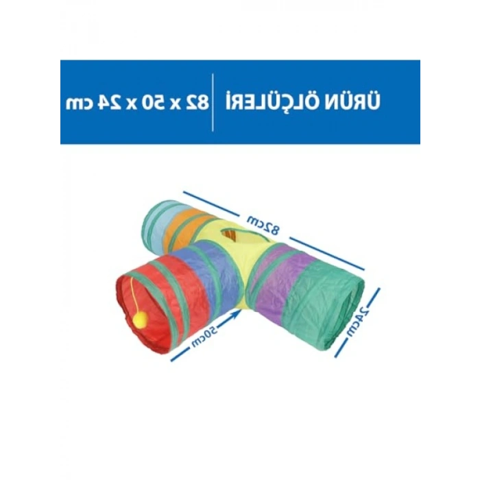 Katlanabilir Kedi Tüneli - T Model, Eğlenceli Oyun Alanı