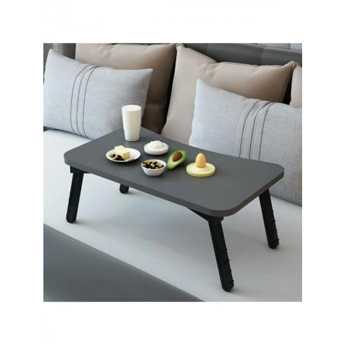 Katlanabilir Laptop Sehpası - Antrasit Gri