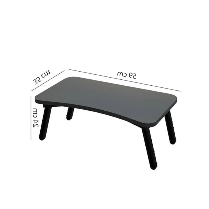 Katlanabilir Laptop Sehpası - Antrasit Gri