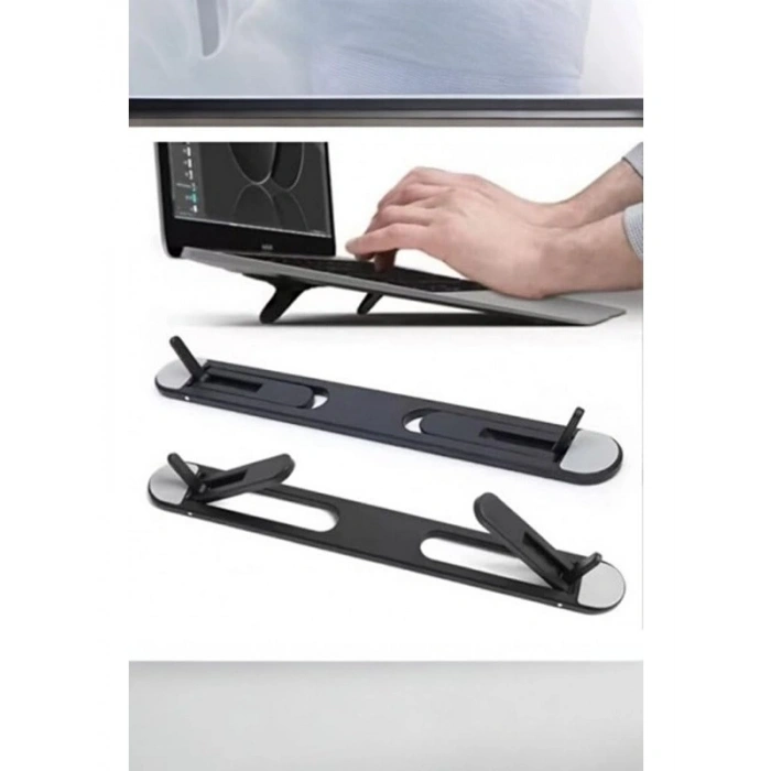 Katlanabilir Laptop Standı - 2 Kademeli, Ayarlanabilir