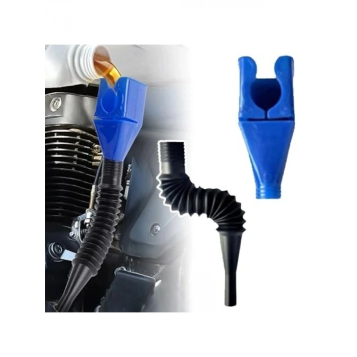 Katlanabilir Motor Yağ Hunisi, Plastik, Pratik Kullanım
