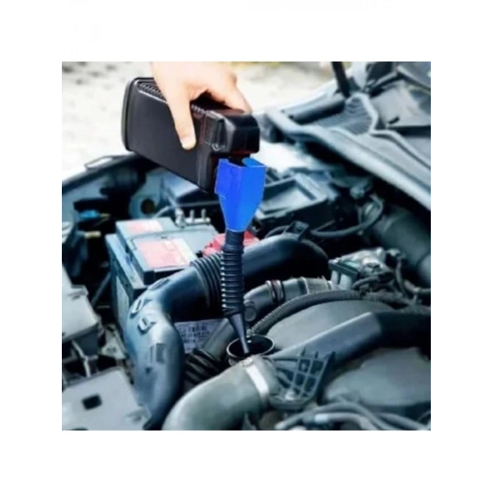 Katlanabilir Motor Yağ Hunisi, Plastik, Pratik Kullanım