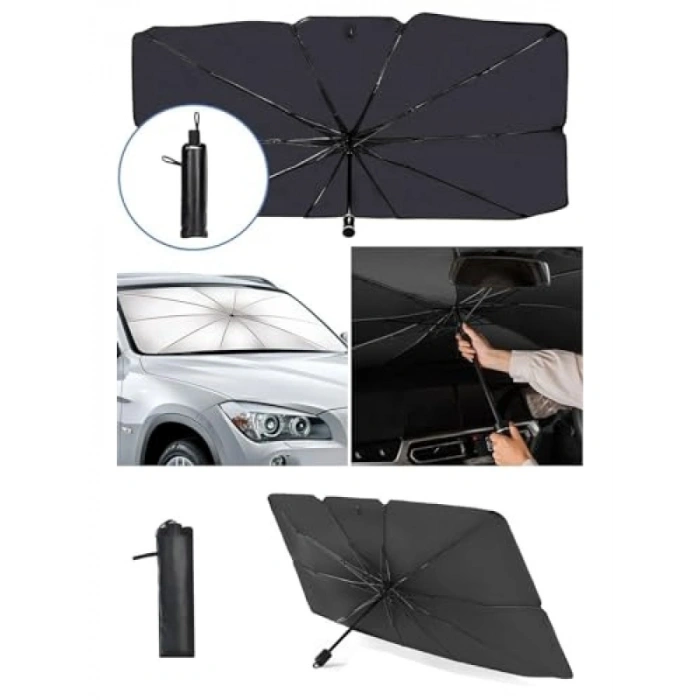 Katlanabilir Oto Şemsiye - UV Koruma ve Sıcaklık Düşürme