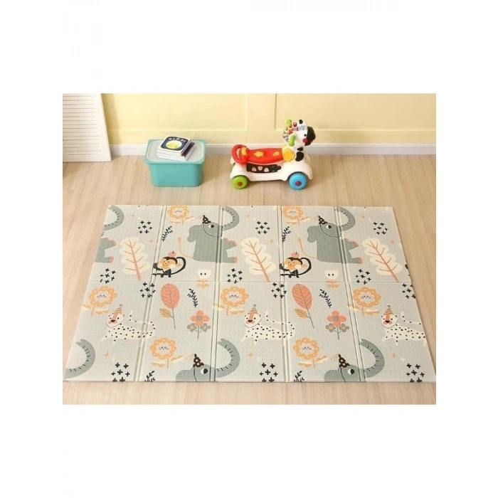 Katlanabilir Oyun Matı - 150 x 180 x 1 cm Eğlenceli Halı