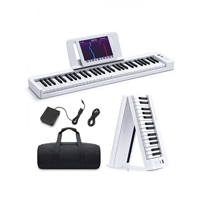 Katlanabilir Piyano - 61 Tuşlu ve Bluetooth Özellikli