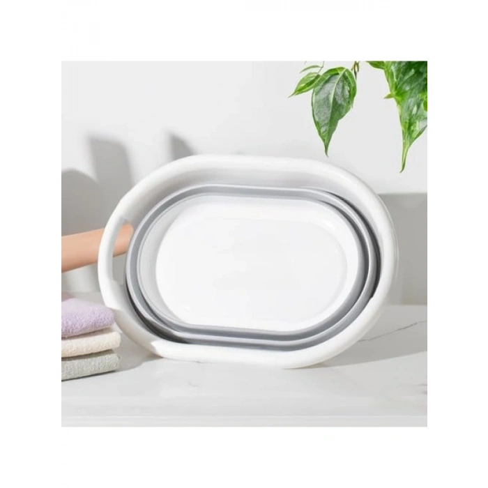 Katlanabilir Plastik Çamaşır Sepeti - 38 Litre Kapasite