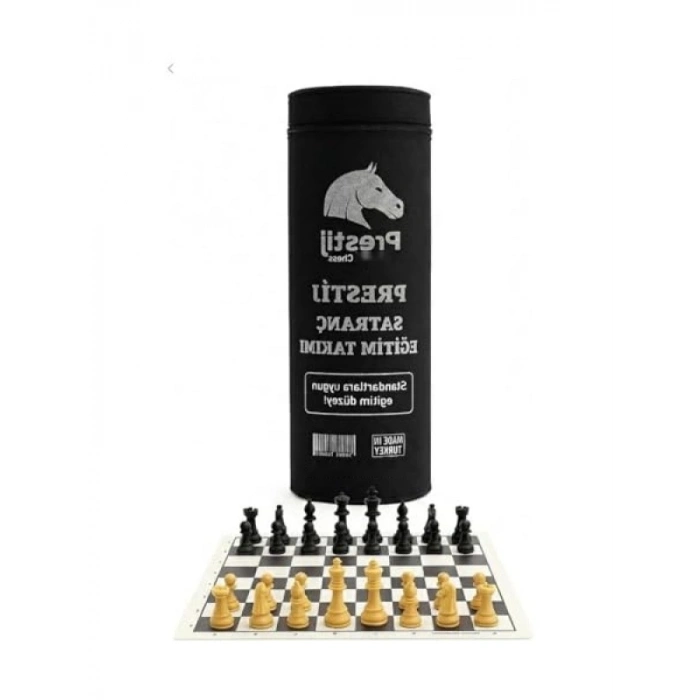 Katlanabilir Rulo Satranç Takımı - Eğitim ve Turnuva İçin Uygun