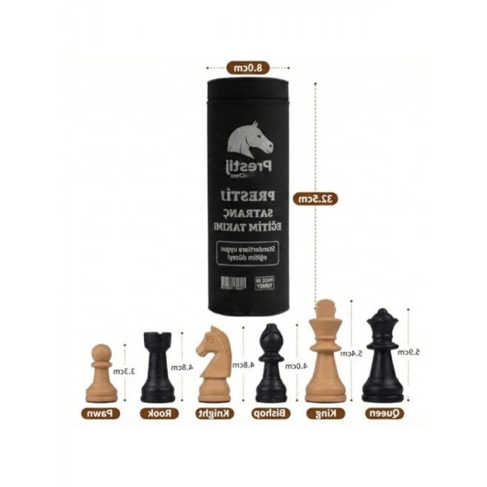 Katlanabilir Rulo Satranç Takımı - Eğitim ve Turnuva İçin Uygun