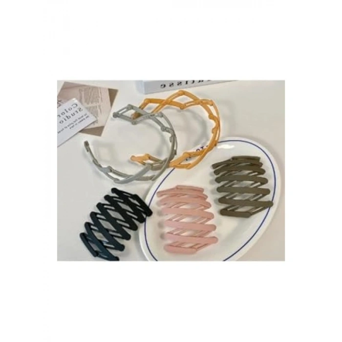 Katlanabilir Saç Taç Toka - 1 Adet