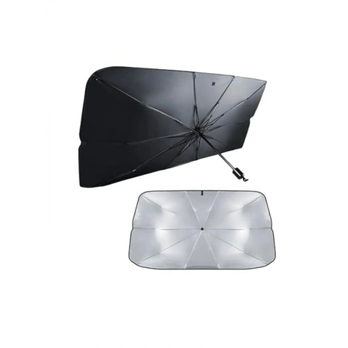 Katlanabilir Şemsiye Şeklinde Ön Cam Güneşliği - %99 Etkin Koruma