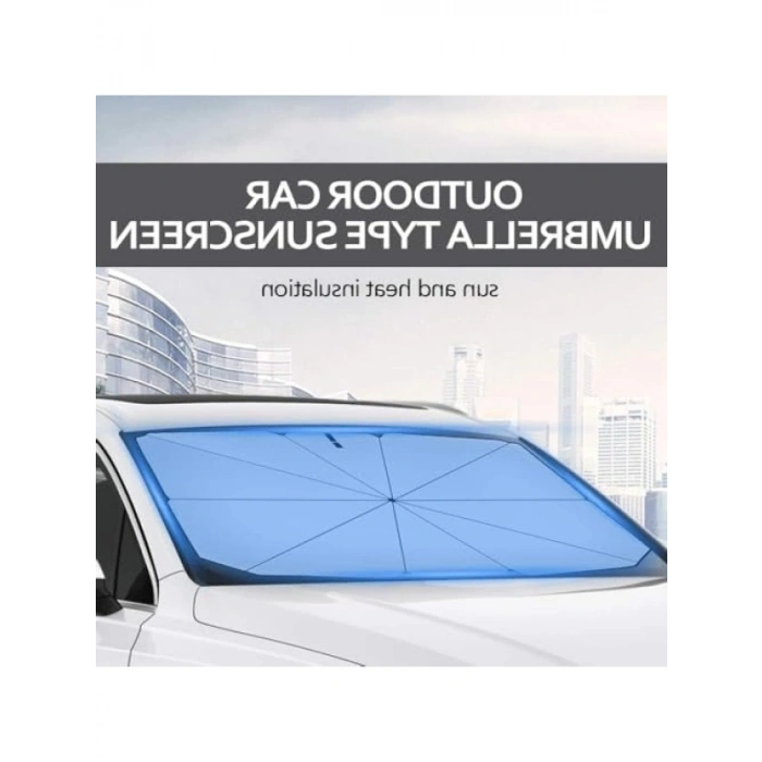 Katlanabilir Şemsiye Tasarımlı Araç Güneşliği ve Numaratör Seti