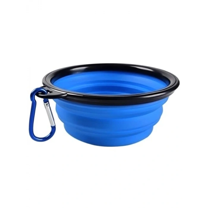Katlanabilir Silikon Kedi ve Köpek Mama-Su Kabı