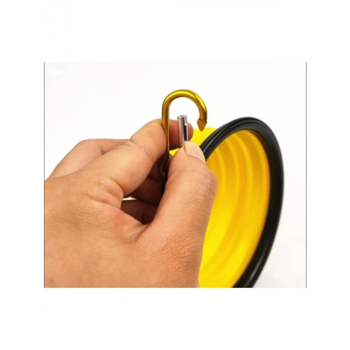 Katlanabilir Silikon Kedi ve Köpek Mama-Su Kabı