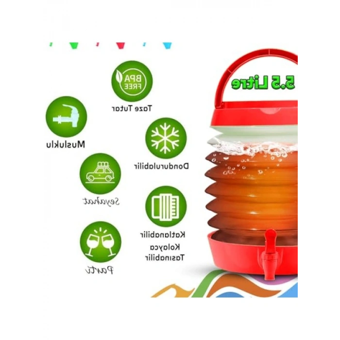 Katlanabilir Su Sebili ve İçecek Kabı