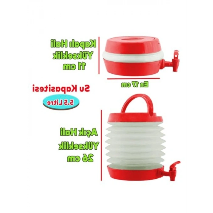 Katlanabilir Su Sebili ve İçecek Kabı