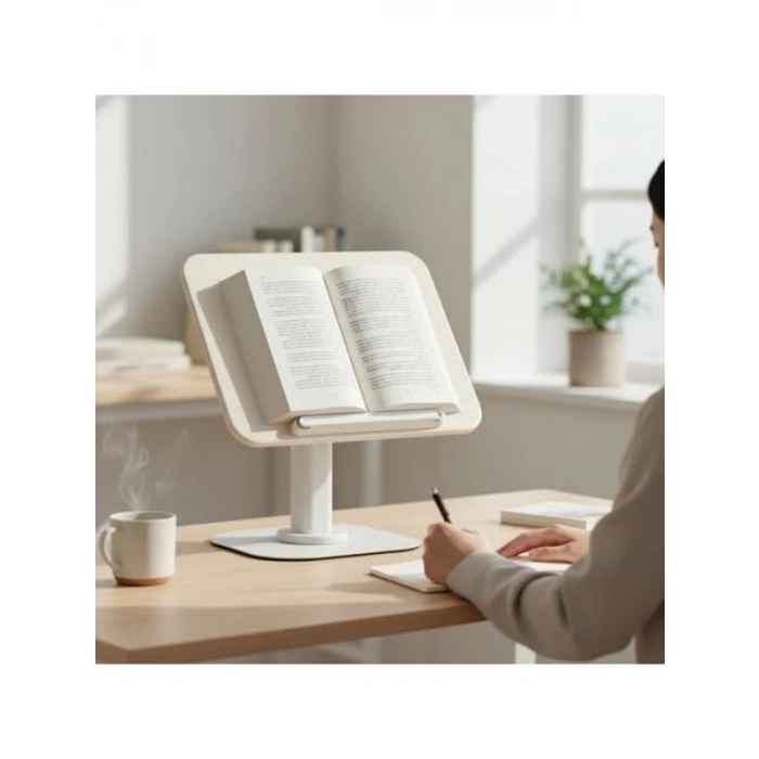 Katlanabilir Tablet ve Kitap Okuma Standı, Ergonomik Alüminyum Tasarım