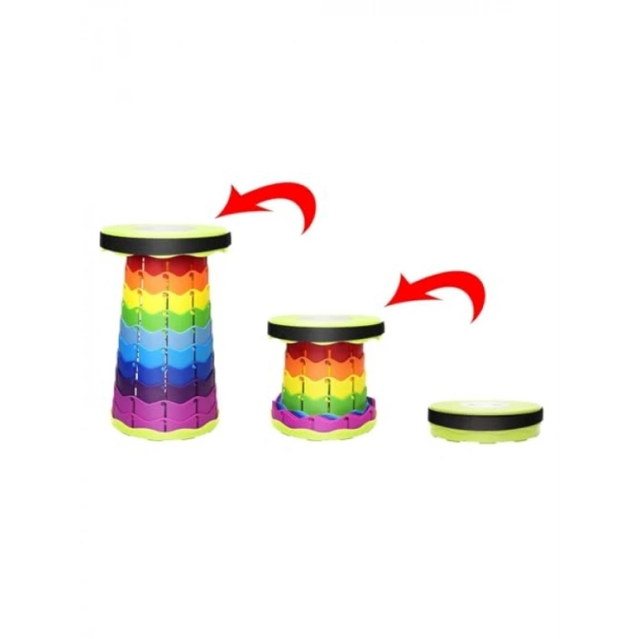 Katlanabilir Taşınabilir Tabure - Çok Amaçlı Kullanım