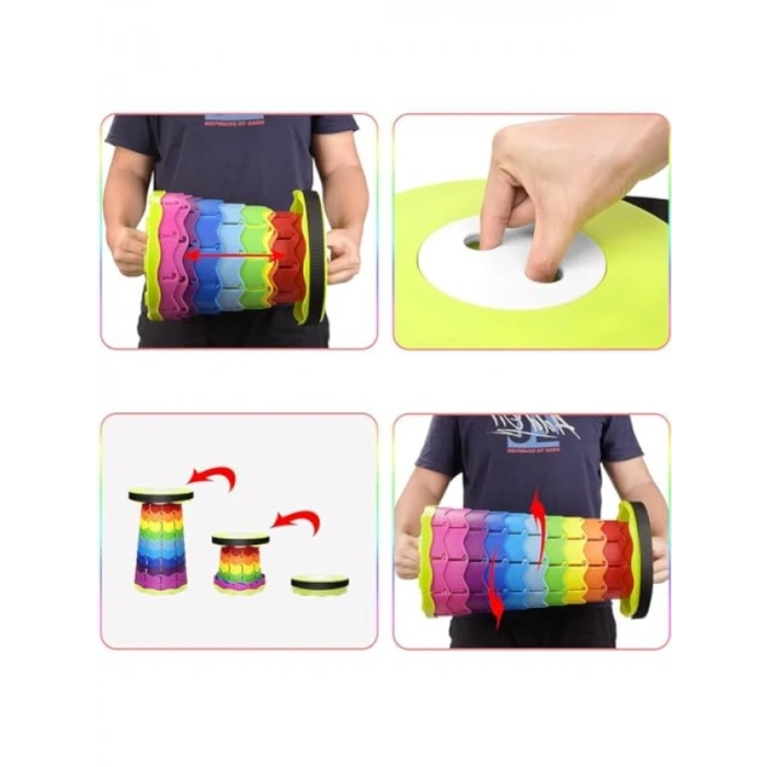 Katlanabilir Taşınabilir Tabure - Çok Amaçlı Kullanım