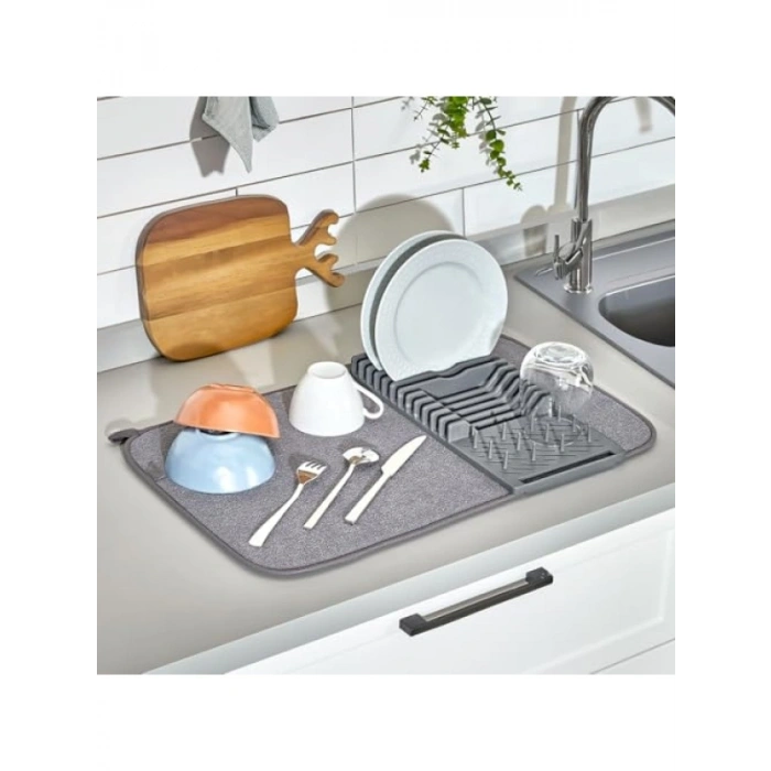 Katlanabilir Tezgah Üstü Bulaşıklık - 60x36 cm