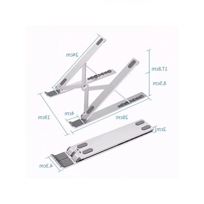 Katlanır Alüminyum Laptop Standı (14”-17.3”)