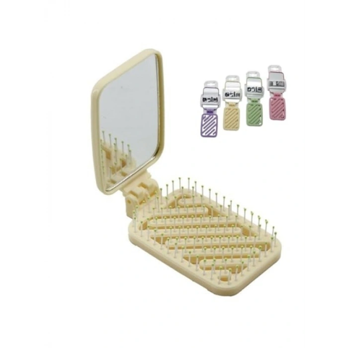 Katlanır Aynalı Tarak - Çanta Boy, Ergonomik Tasarım